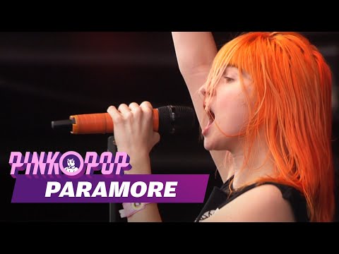 Paramore performing at Pinkpop Festival in 2013