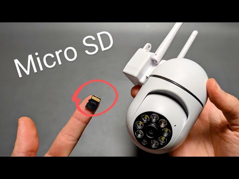 How to Insert & Use Micro SD Memory Card in Security Camera YI IoT Wireless WiFi IP Cloud CCTV