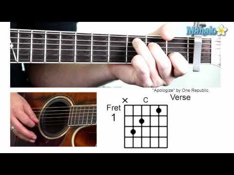 How to Play "Apologize" by One Republic on Guitar