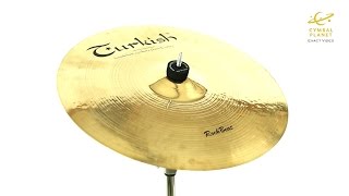 Video thumbnail for Turkish Cymbals · Rock Beat Crash 17" (1170g) · Cymbal Planet ID: TCR17RB01 by Cymbal Planet