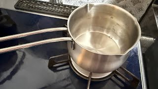 和紅茶でロイヤルミルクティーを作りました。I made royal milk tea with Japanese black tea.