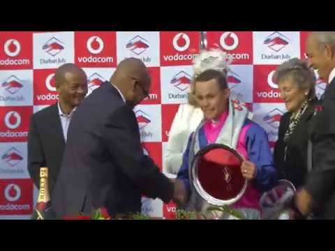 President Jacob Zuma attends 2014 Vodacom Durban July Horse race