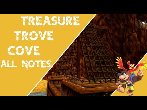 Banjo-Kazooie - All 100 Note Locations - Treasure Trove Cove