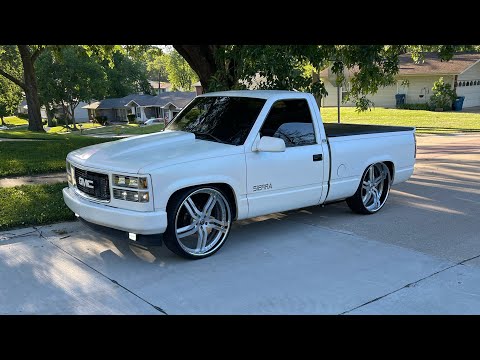 LS SWAPPED C1500 GMC SERRIA WALK AROUND #shortbed #c1500#gmcsierra #lsswaptheworld