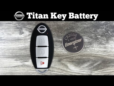 2019 - 2021 Nissan Titan Key Fob Battery Replacement - How To Replace Change Titan Remote Batteries