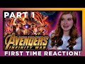 AVENGERS INFINITY WAR PART 1 MOVIE REACTION FIRST TIME WATCHING