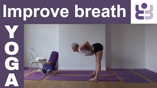 20 minute Intermediate Iyengar Yoga Lesson - Open the chest