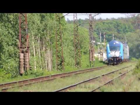 Průjezd LTE 2016 9034 a 740 711-7 a soupravy Os 6410 (ČD 162 011-1 vzadu) u Otradovic