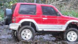 preview picture of video 'Tamiya CC-01 Mitsubishi Pajero'