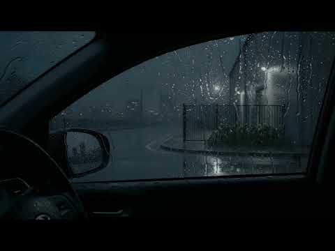 Rainy Drive Relaxation and Night Car Rain - 10 Hours
