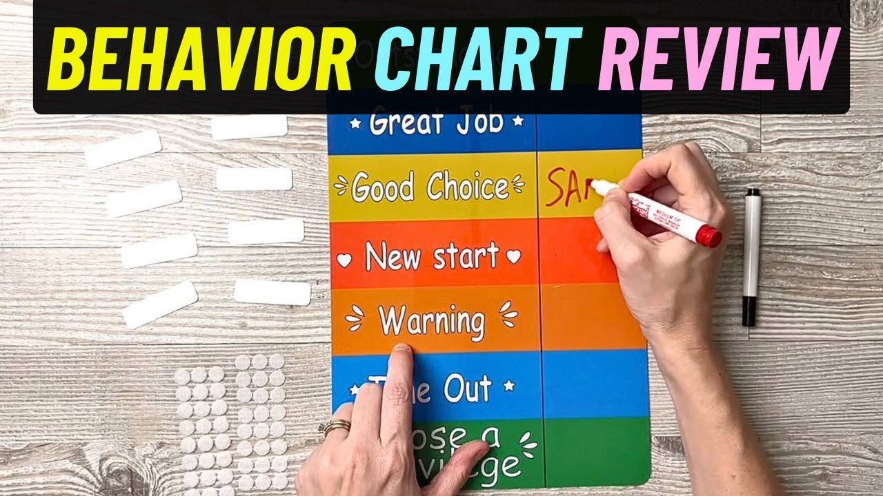 Behavior Chart Review for Kids | Dry Erase Tip + Honest Thoughts!