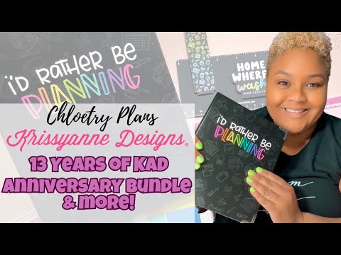 Krissyanne Designs 13 Year Anniversary Bundle | Planner Sticker Review
