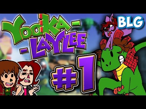 Let's Play Yooka Laylee (Blind Gameplay) - Part 1 - Bat Ship Crazy!!