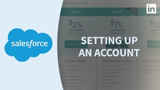 Salesforce Tutorial - Setting up an account