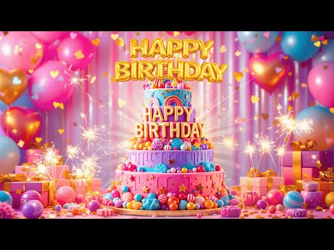 Happy Birthday Song 🎈 A Joyful Birthday Video 🎉