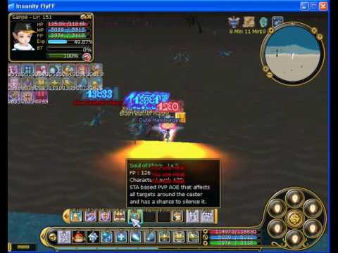 Insanity Flyff Newbie Level 150 Penya Farming but FAIL :)