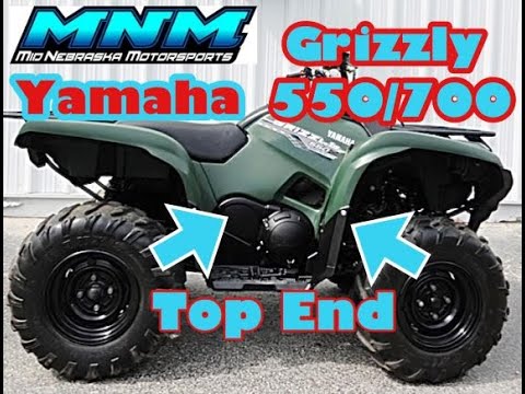 1/3 Yamaha Grizzly 550 700 YFM Top End Engine Problems - NO compression