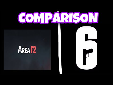 Area F2, Rainbow 6 siege side by side comparison.