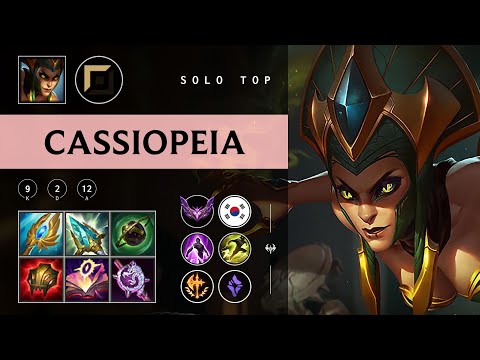 Cassiopeia Top vs Aatrox - KR Master Patch 25.22