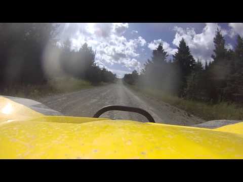 Crossing Gaspé by ATV - High Tower in Gaspesie.