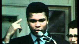 Muhammad Ali discusses the word black 1968