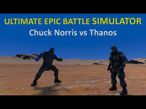 Ultimate Epic Battle Simulator - Chuck Norris vs Thanos