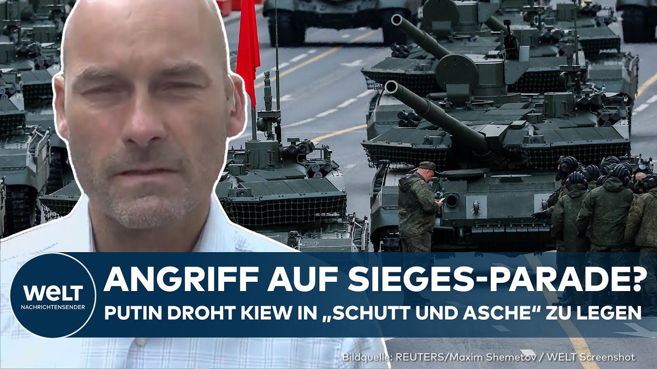 PUTINS KRIEG: Eskalation? Ukraine droht mit Angriff auf Moskau bei Militär-Parade! Kreml reagiert