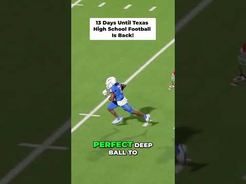 Posting 1 play every day until Texas High School Football is back! 13 Days left!