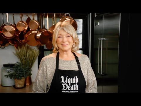Liquid Death x Martha Stewart Candle Commercial