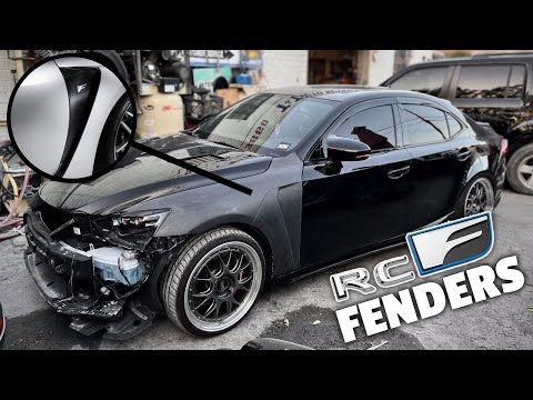 RCF-Style Fenders on the Lexus IS?!