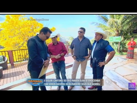 Homenagem ao PARRERITO em vida...Graças a Deus e ao Domingo Show. Gratidão por esse dia 28.06.2016.