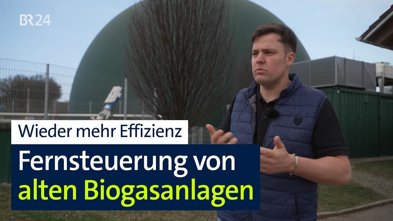Höheren Strompreis erzielen: Alte Biogasanlagen effektiver steuern | Abendschau | BR24