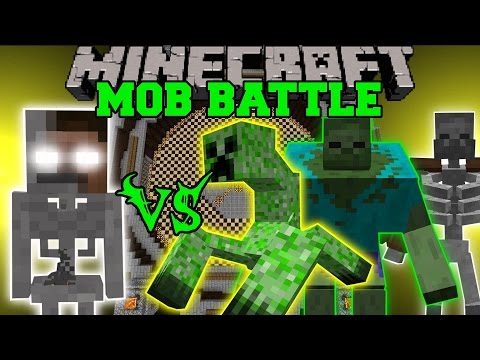PopularMMOs - SKELEBRINE VS MUTANT CREATURES - Minecraft Mob Battles - Minecraft Mods