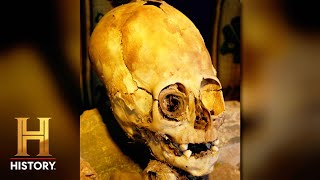 Ancient Aliens: Disturbing Skull Discovered in Alien Chambers (Season 19) | History
