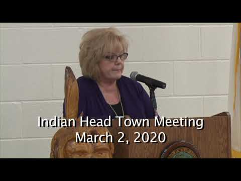 Town Meeting - 3/2/20 - Town of Indian Head