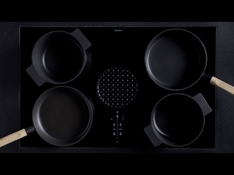 BORA X Pure: oversized surface induction cooking zones