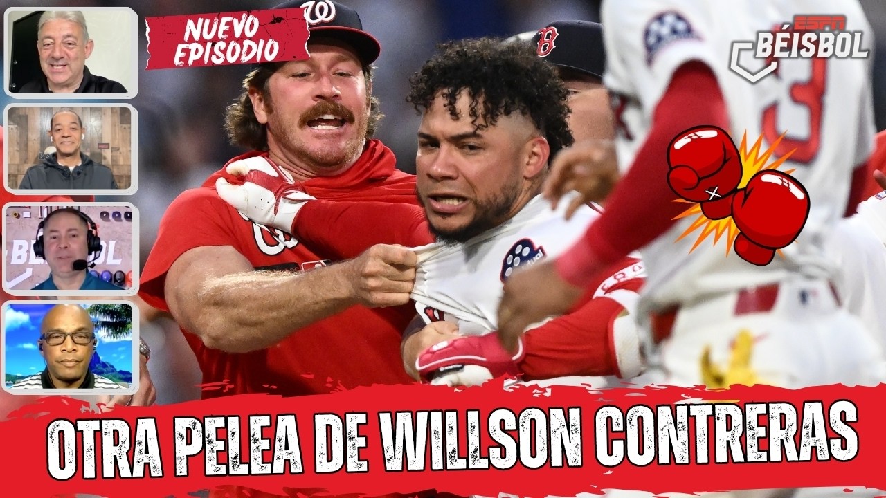 WILLSON CONTRERAS SE VOLVIÓ A PELEAR y se vaciaron las bancas en FENWAY PARK | ESPN Beisbol
