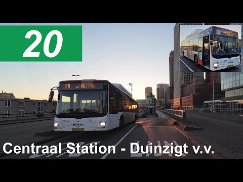 HTM lijn 20: Centraal Station - Duinzigt - Centraal Station | HTM 1038 | 2023