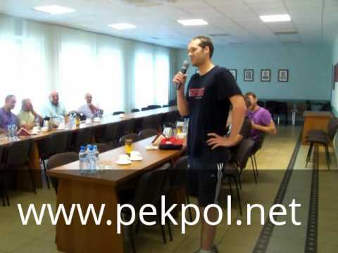 Maciej Krzywiecki (Energa Pekpol Ostrołęka) - spotkanie ze sponsorami