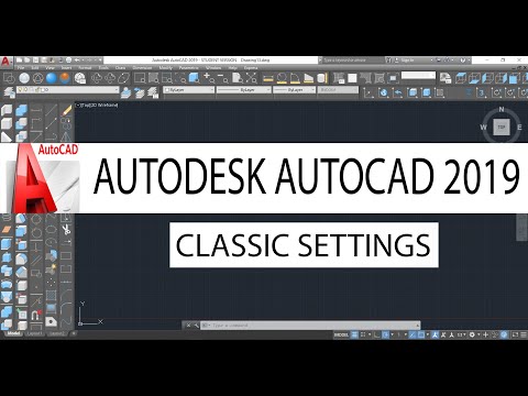 AUTOCAD 2019, 2020, 2021, 2022, 2023 Classic Workspace (Easy step by step guide)