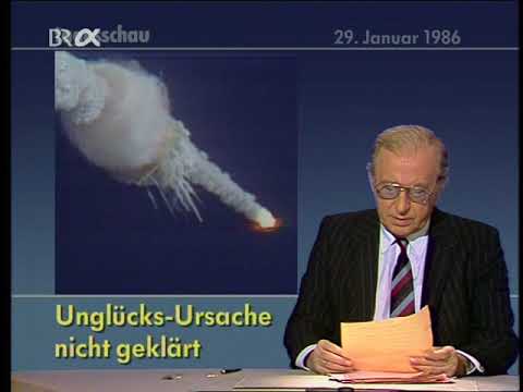 ARD Tagesschau vom 29.01.1986 - Shuttle STS-51-L Challenger