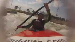 preview picture of video 'Penrith Whitewater Stadium Slalom training'