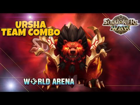 Ursha Team Combo in World Arena - Summoners War