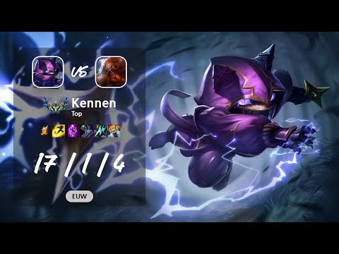 Kennen Top vs Gragas - EUW Challenger Patch 13.12