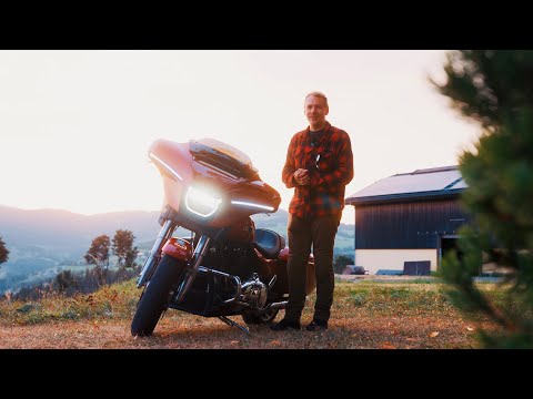 Harley Davidson Streetglide 2024 im Kurvenfahrer.at Biketest