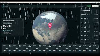 3D Weather App Built with C++ & Qt 6 (Qt Quick 3D) | WeatherScope | We