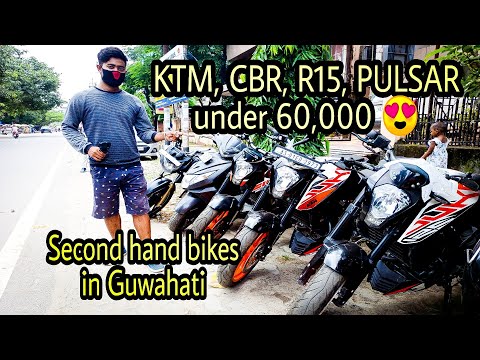 Second hand bike in guwahati | Under 60,000 😍 Used bikes in Guwahati | KTM, PULSAR, CBR, R15
