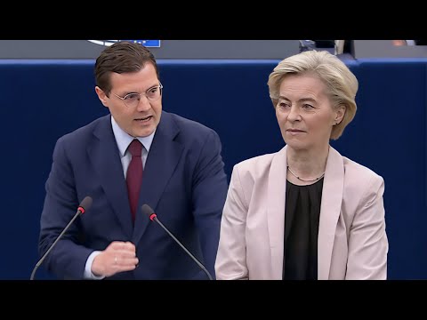 Showdown im EU-Parlament: AfD gegen Ursula von der Leyen