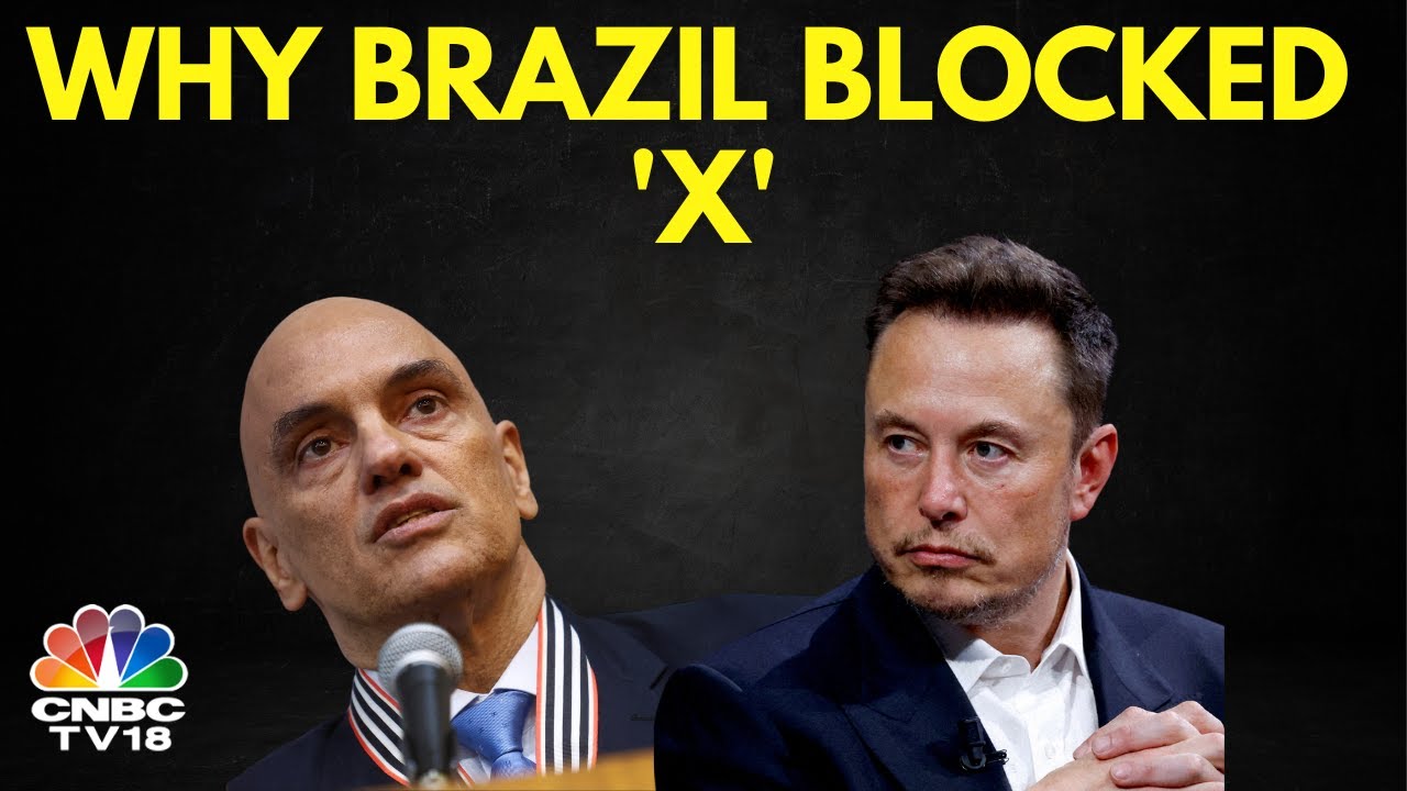 Brazil Blocks Elon Musk's 'X' Over Supreme Court Order: Free Speech vs. Misinformation Dispute |N18G
