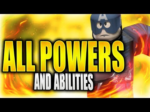 ALL POWERS AND ABILITIES | Super Hero Adventures Online in Roblox | iBeMaine
